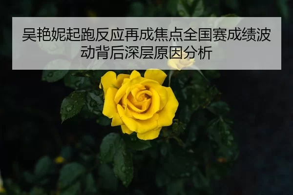 吴艳妮起跑反应再成焦点全国赛成绩波动背后深层原因分析
